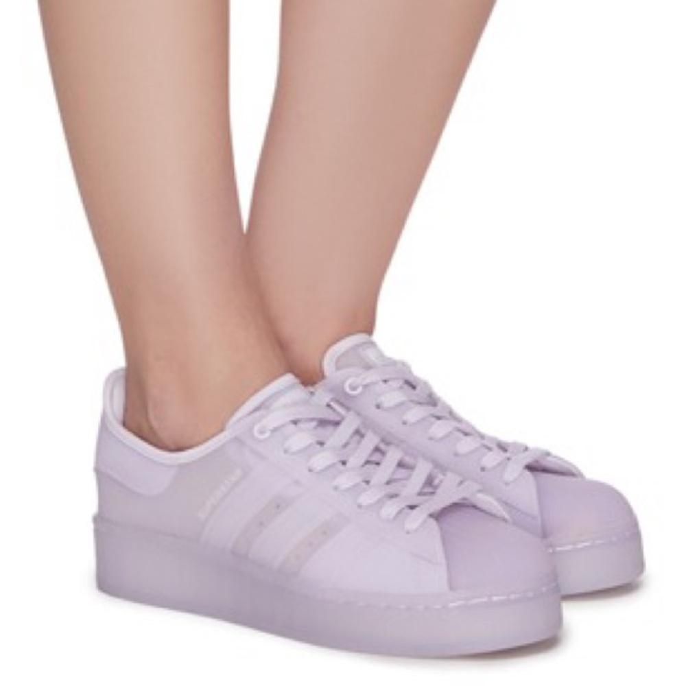 NWOT Adidas Superstar Jelly ‘Purple Tint'